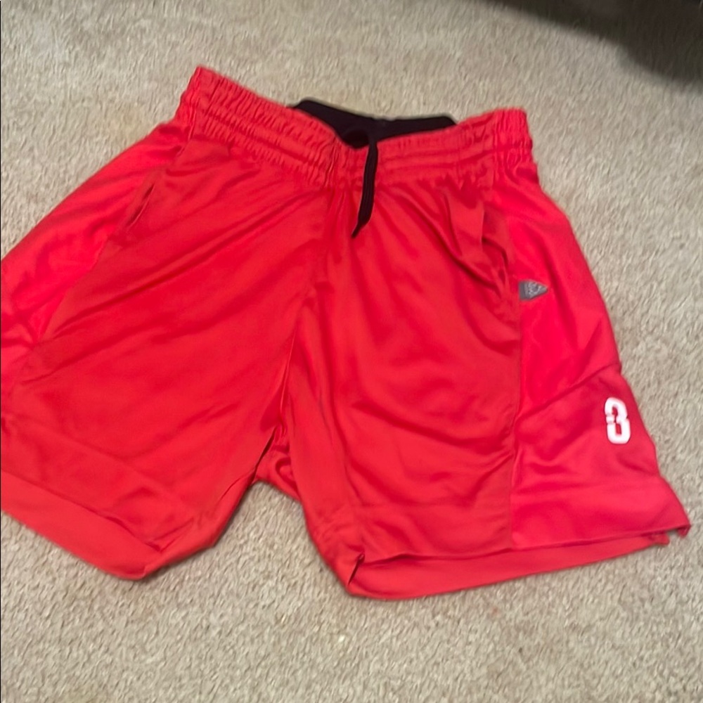 Men's Red Athletic Shorts